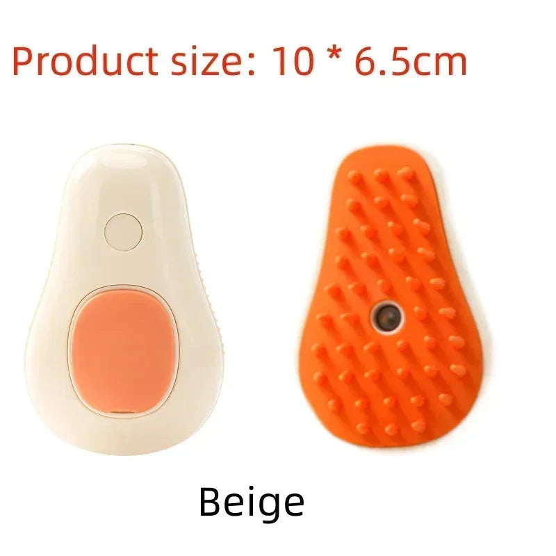 PetNova Steam Brush– 3-In-1 Pet Grooming Comb with Water Spray for Cats and Dogs