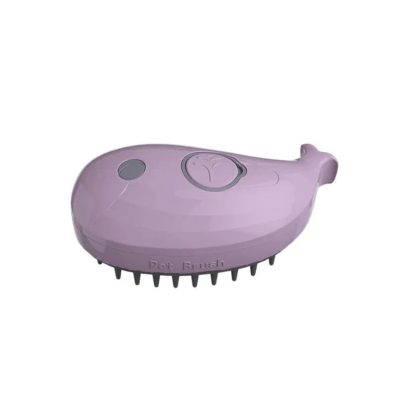 PetNova Steam Brush– 3-In-1 Pet Grooming Comb with Water Spray for Cats and Dogs