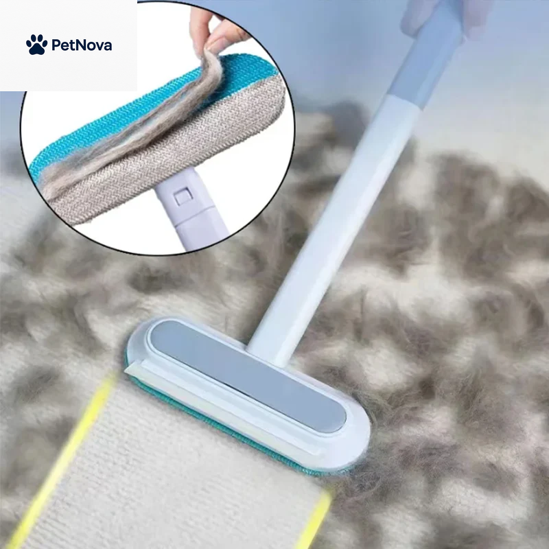 3 in 1 Pet Hair Remover Brush Long Handle