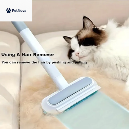 3 in 1 Pet Hair Remover Brush Long Handle